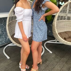 Altar'd State Blue Floral Dress